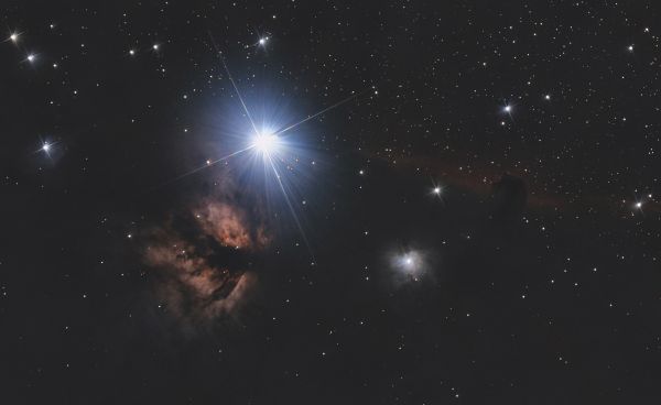Horsehead and Flame Nebulae - Astrophotography