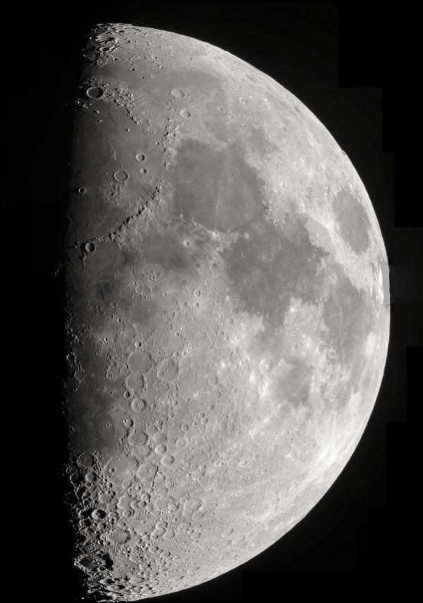 Moon panorama from March 3, 2020. - Astrophotography