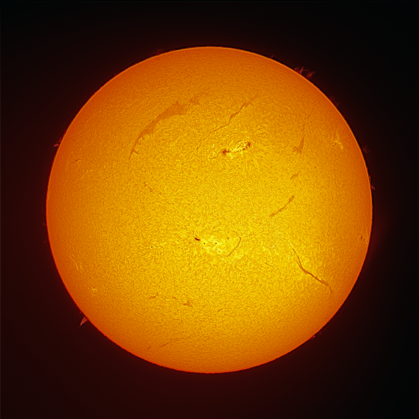 The Sun on July 11, 2022. - Astrophotography