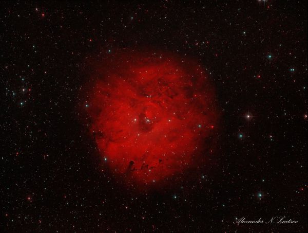 Sh2-170 (The Little Rosette Nebula) in HOO palette. New image revision. - Astrophotography