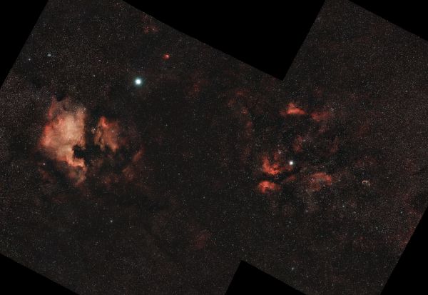 Mosaic in Cygnus - Astrophotography