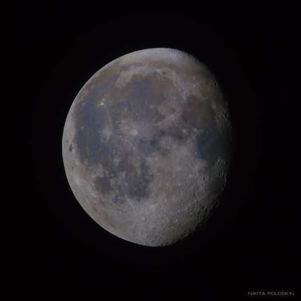 The Moon on October 6 - Astrophotography