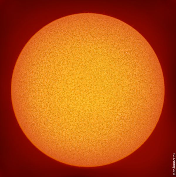 H-alpha Sun. November 4, 2019, 11:06. - Astrophotography