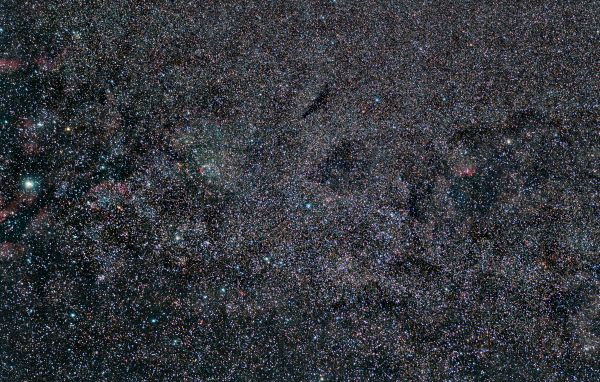 The region to the right of the star Sadr - Astrophotography