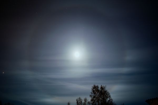Lunar halo - Astrophotography