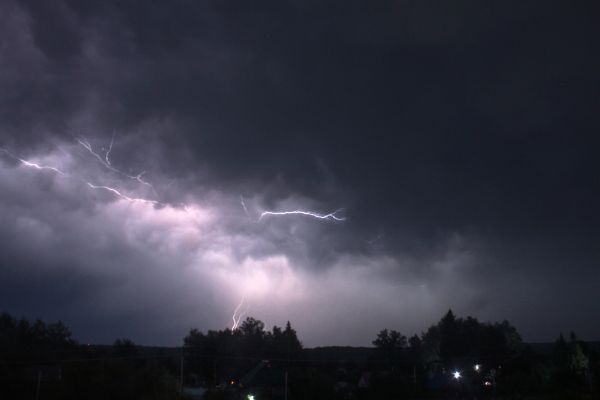 Severe thunderstorm in Novosibirsk - Astrophotography