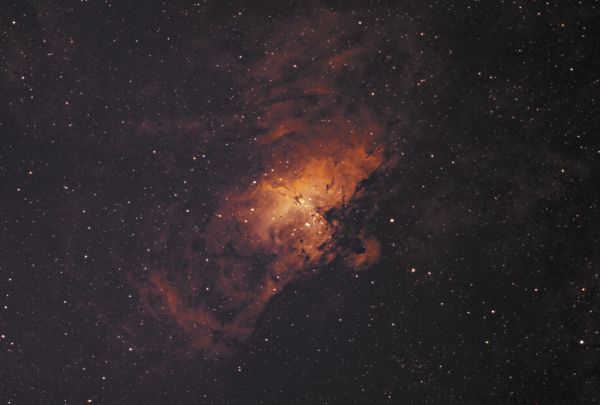 M16 - The Eagle Nebula in Ha/OIII-Bicolour - Astrophotography