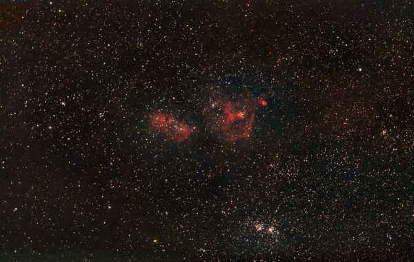 Heart and Soul Nebulae - Astrophotography