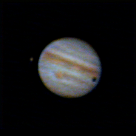 Jupiter and Ganymede - Astrophotography