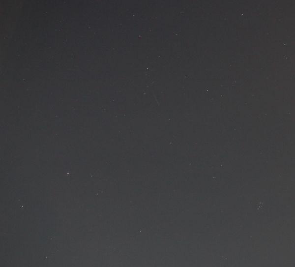 Perseid meteor shower (cropped) - Astrophotography