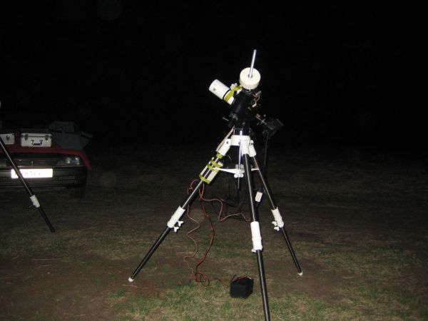 The process of capturing the Triplet. - Astrophotography