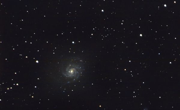 Pinwheel Galaxy in the constellation Ursa Major. 25.03.2022. - Astrophotography