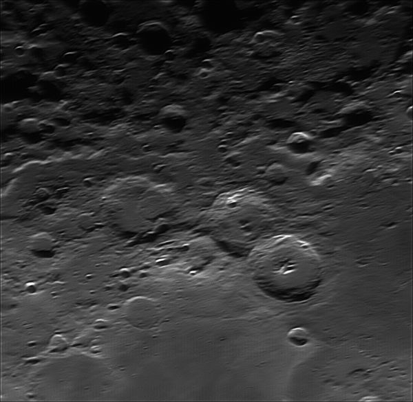 Craters Theophilus, Cyrillus, Catharina - Astrophotography