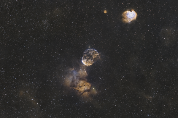 Medusa Nebula and Monkey Head Nebula - Astrophotography