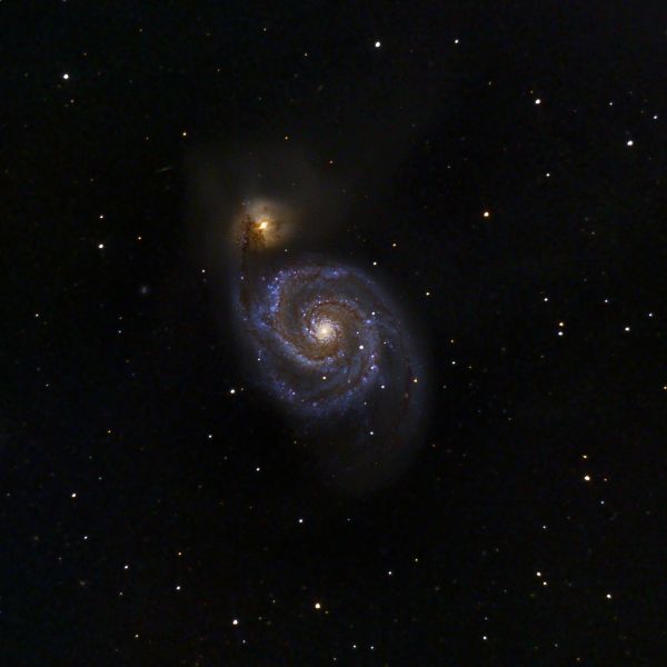 M51 (Whirlpool Galaxy) - Astrophotography