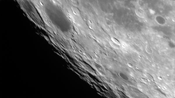 Craters Grimaldi, Riccioli, and others - Astrophotography
