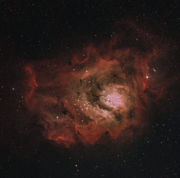 Lagoon Nebula (Testing the Optolong l-eXtreme filter) - Astrophotography
