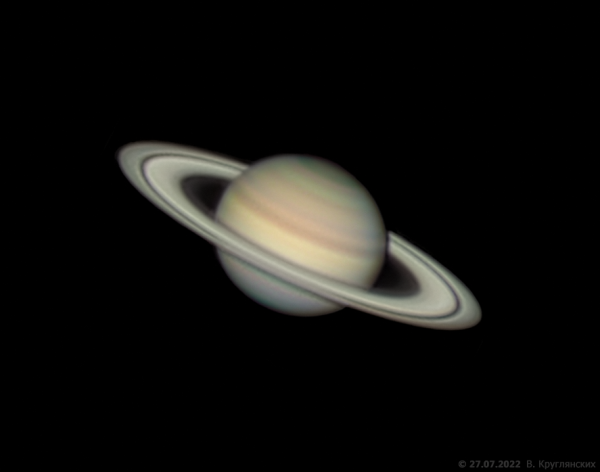 Saturn on July 27, 2022 - Astrophotography