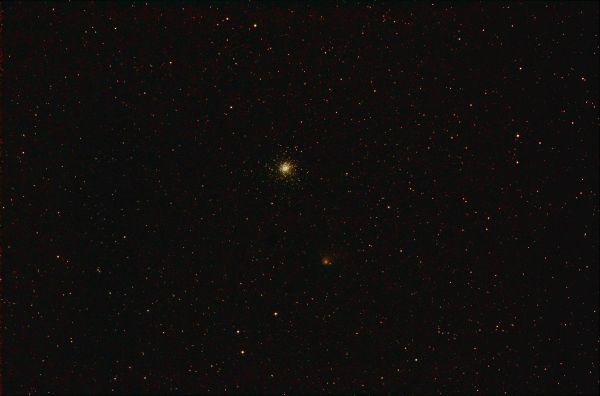 M10 and comet C/2017 K2 - Astrophotography