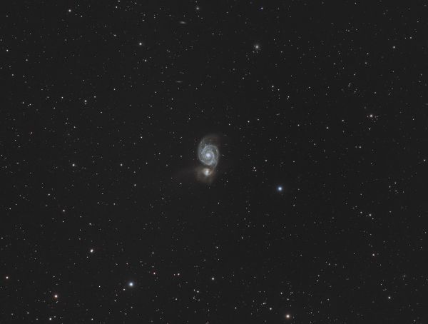 M51 (Whirlpool Galaxy) - Astrophotography