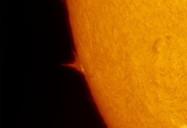 Solar prominence on the Sun 09.03.25 - Astrophotography