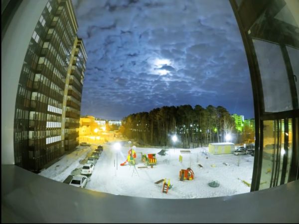 The Moon in the clouds - Astrophotography
