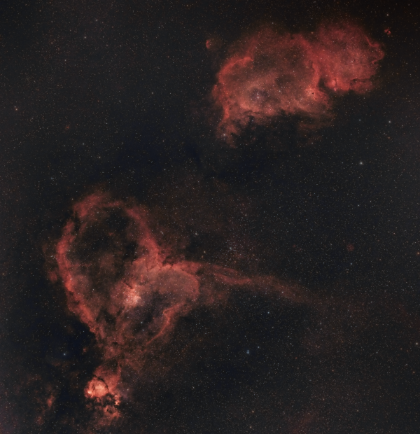 IC 1805 "Heart Nebula" and IC 1848 "Soul Nebula" - Astrophotography