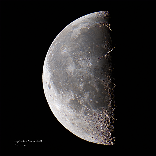 End of September moon - Astrophotography