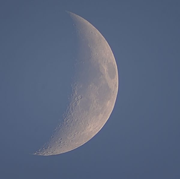 Evening Moon from June 5, 2022 - Astrophotography