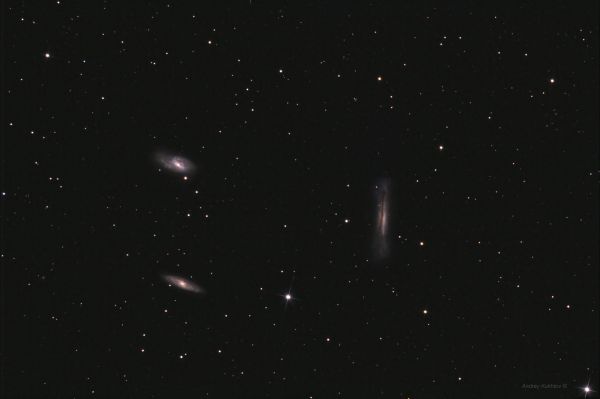 The Leo Triplet - M65, M66, NGC 3628 - Astrophotography