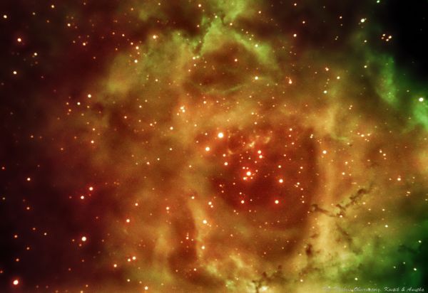Rosette Nebula. My first experiments with astrophotography. - Astrophotography
