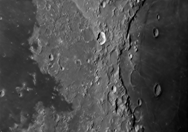 The area of Proclus crater. See description! - Astrophotography