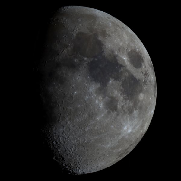 Moon. Panorama. - Astrophotography