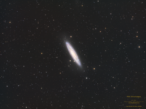 Galaxy in Sculptor - NGC 253 - Astrophotography