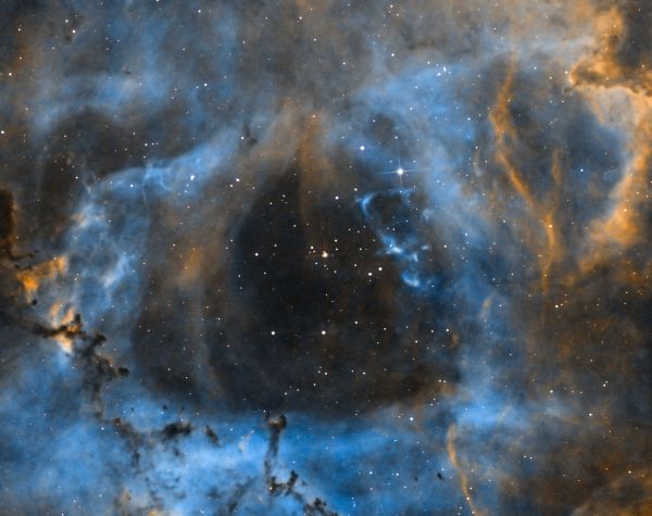 Central region of the Rosette Nebula NGC 2237 - Astrophotography