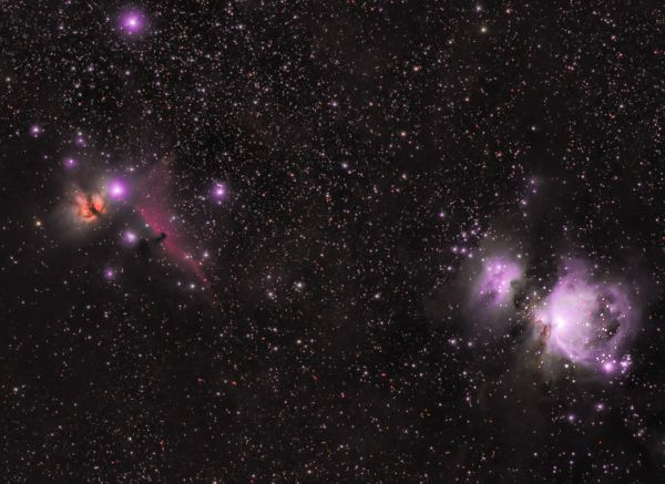 Nebulae in Orion - Astrophotography