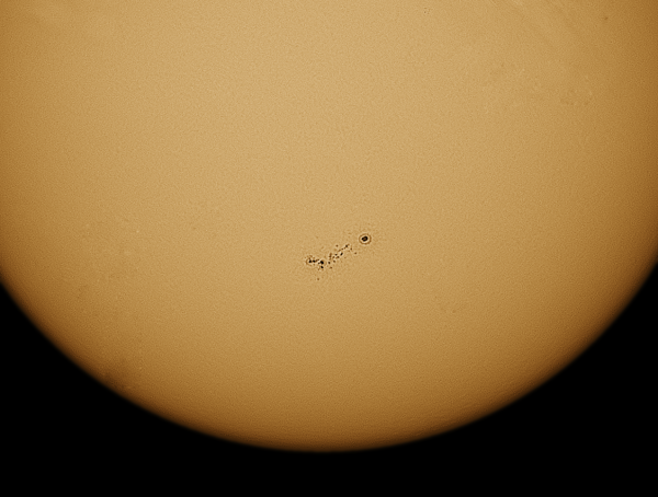 Sunspot group 2781 on the Sun, 08.11.2020 - Astrophotography