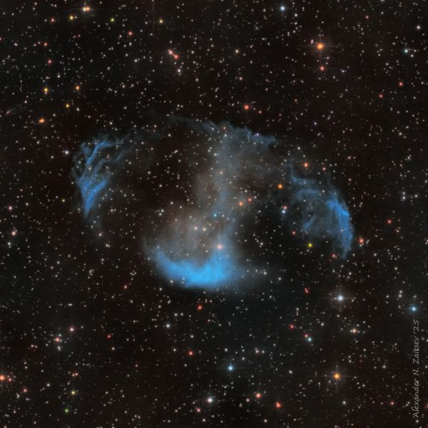 Planetary nebula MWP1 in Ha and OIII filters - Astrophotography
