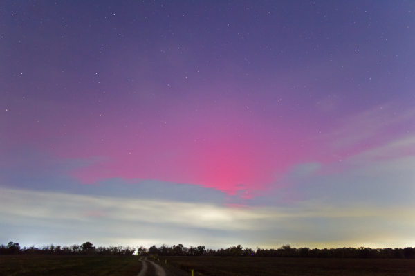 Northern lights at 43 latitude - Astrophotography