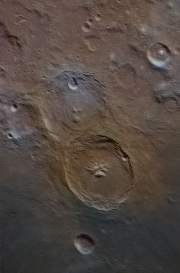 Kirill and Theophilus in color - Astrophotography