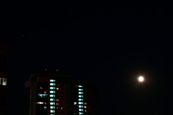 Conjunction (Triangle) of the Moon, Saturn, and Jupiter from July 24 to 25, 2021 - Astrophotography
