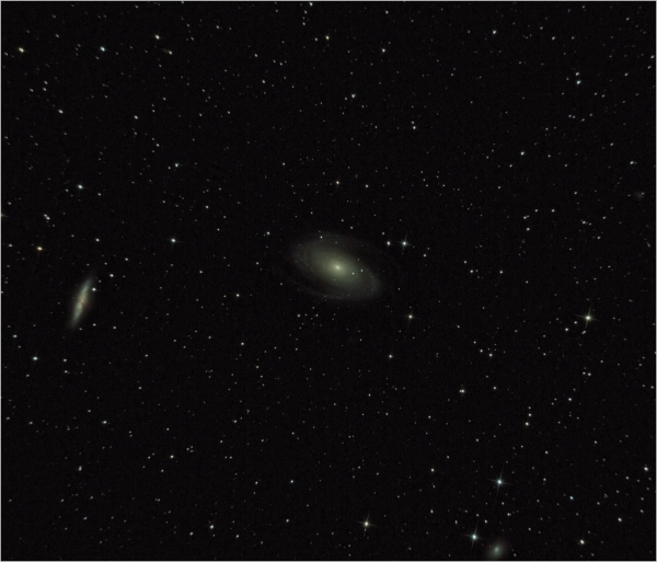 Galaxies M81 and M82 in the constellation Ursa Major - Astrophotography