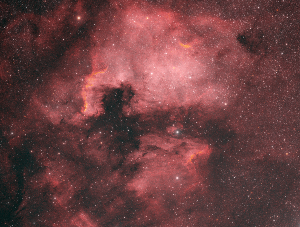 North America and Pelican - Astrophotography