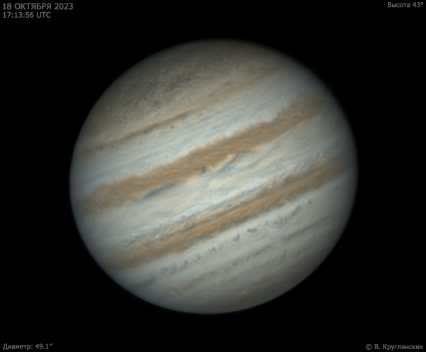Jupiter on October 18, 2023 - Astrophotography