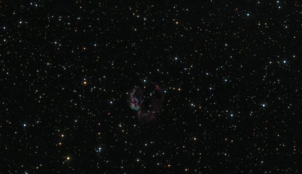 The Cass A supernova remnant in Cassiopeia. - Astrophotography