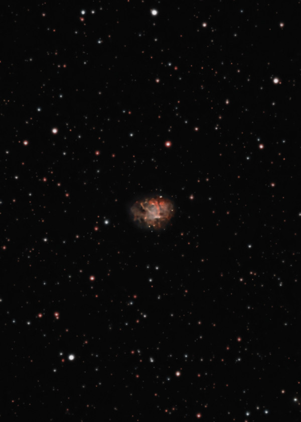 The Crab Nebula M1 (NGC 1952) in the constellation Taurus - Astrophotography