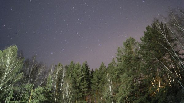 Starry landscape - Astrophotography