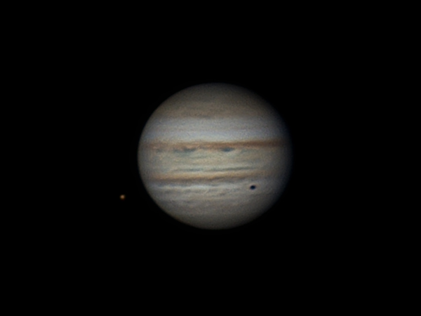 Jupiter and Europa - Astrophotography
