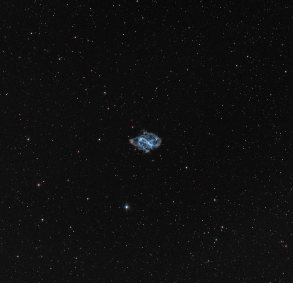 NGC 5189 - A spiral planetary nebula in the constellation Musca. - Astrophotography