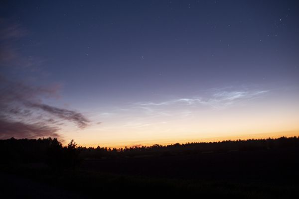 Noctilucent clouds from May 30, 2021. - Astrophotography